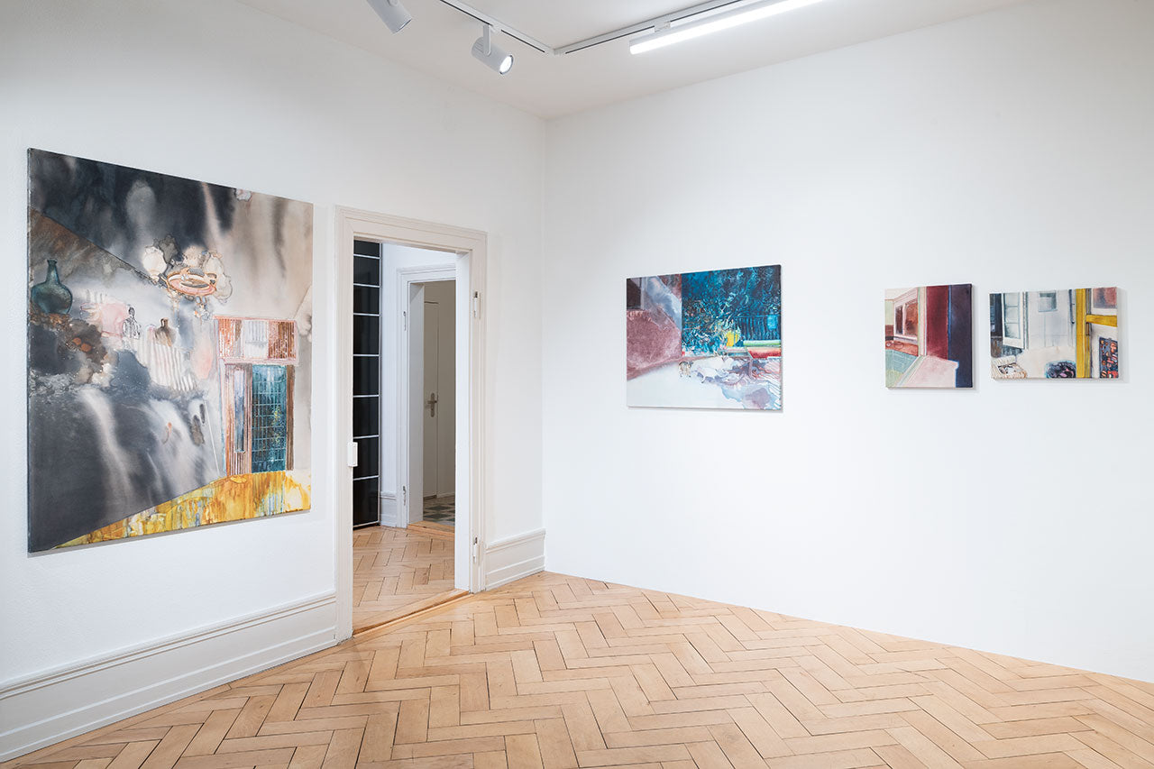 Dark blue night falls