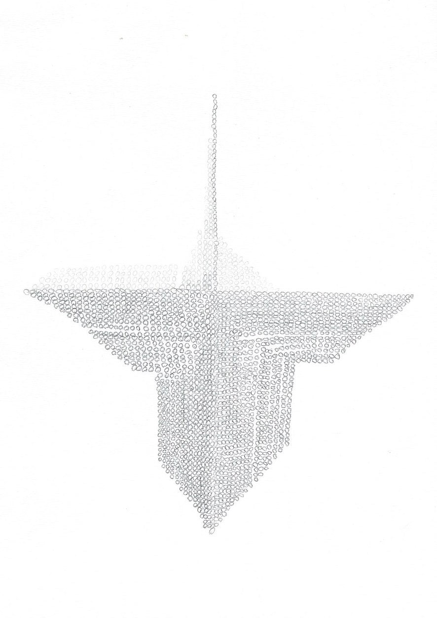 Rakete Ornament Artefakt