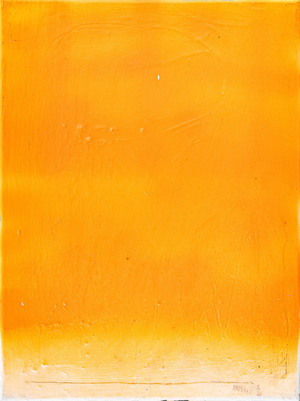 Gemälde mit abstrahiertem, rot-orangen Motiv eines Sonnenaufgangs. Erhältlich im Onlineshop
